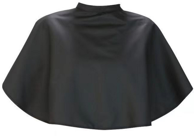 미용 염색보 셀프 파마 메이크업 미용실 염색 가운, 블랙, 1개