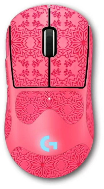 라나야 로지텍 PRO X SUPERLIGHT 2c 마우스 그립테이프 풀커버, 1개, 핑크