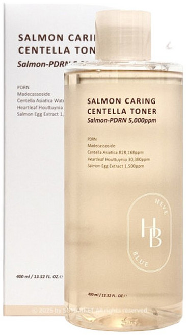 헤브블루 살몬 케어링 센텔라 토너 연어토너 대용량, 1개, 400ml