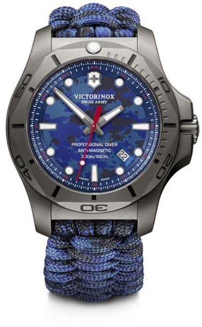 빅토리녹스 스위스 아미 I.N.O.X. Professional Diver Titanium 이녹스 프로페셔널 다이버 티타늄 블루 45mm 241813 296987