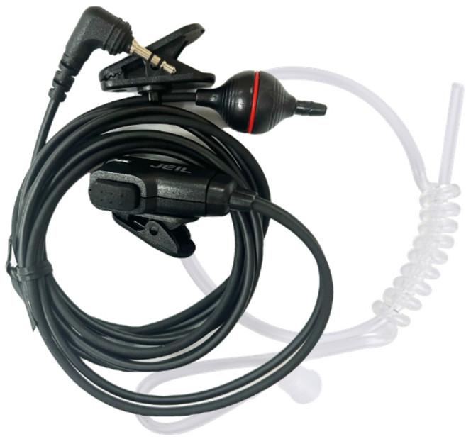 제일이노텔 JM8000T BMO1001무전기 전용타입 무전기인이어 경호투명이어폰, 1개, BMO1001무전기 이어마이크