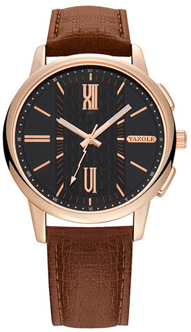 위드에이 남자 기본 가죽시계 메탈시계 손목시계 정장 비즈니스 워치 남자손목시계 기본 가죽밴드시계 쿼츠타입 YAZOLE-1