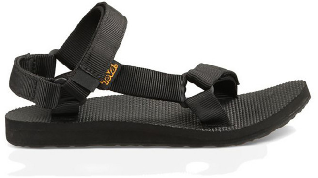 Teva Original Universal 女款涼鞋 快乾織帶設計 舒適耐磨, 黑, 23 cm