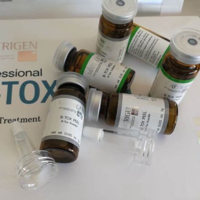 MATRIGEN B-TOX PEEL 海藻矽針 煥膚調理 韓國原裝進口 湛藍色盒 (12次使用), 1個, 湛藍色盒 (12次使用)--現
