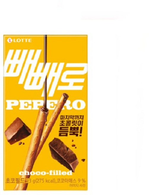 롯데 초코필드(누드) 빼빼로 53g x 1개 빼빼로데이