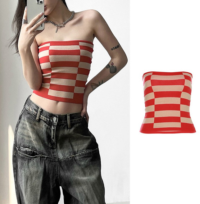 레드 상의 메쉬 긴발 탑 홀터넥 민소매 티셔츠 라인 댄스 폴 줌바 재즈 댄스옷 방송 댄스 공연 무대 의상 점프 슈트 걸그룹 클럽