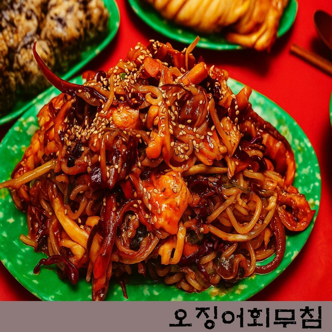 먹방사피엔스 오징어 회무침 밀키트 무침회 초무침, 2개, 1.45kg