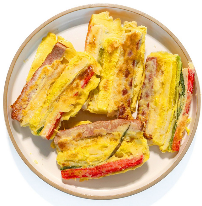 [간편수제전] 알찬구성 오색꼬지전 꼬치전 / 일일이 손으로 부친, 3개, 200g