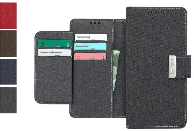 갤럭시 S23울트라 케이스 SM-S918N (뉴뉴) 가죽 캔버블 (2단 더블 양면 포켓) 무지 단색 카드 지폐 수납 슬림 자석 지갑형 지갑