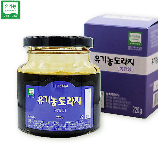 내추럴참푸드 유기농 도라지 복합청, 220g, 1개입, 1개