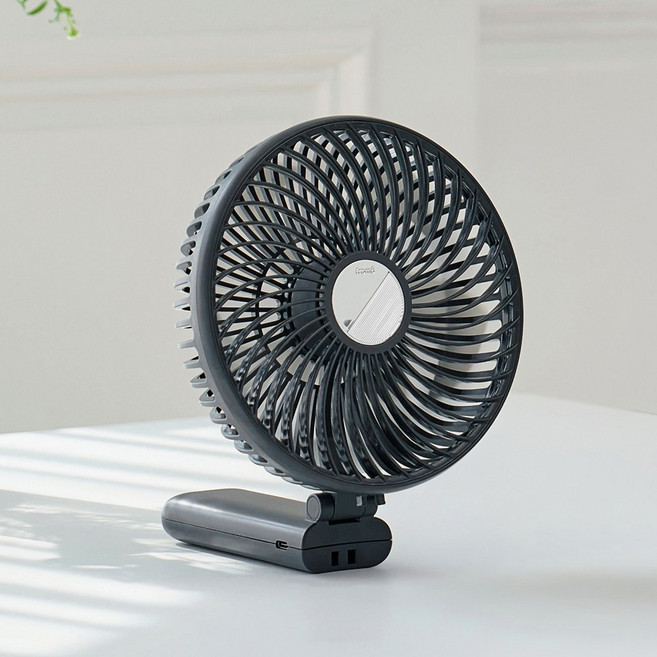 프롬비 윈드스핀 빅팬 휴대용 폴더블 선풍기 FB150, 쿨그레이(단품)