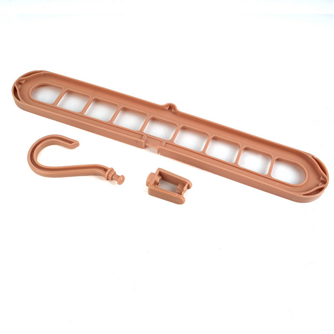 좁은 옷장용 확장형 릴레이 옷걸이 행거 9홀