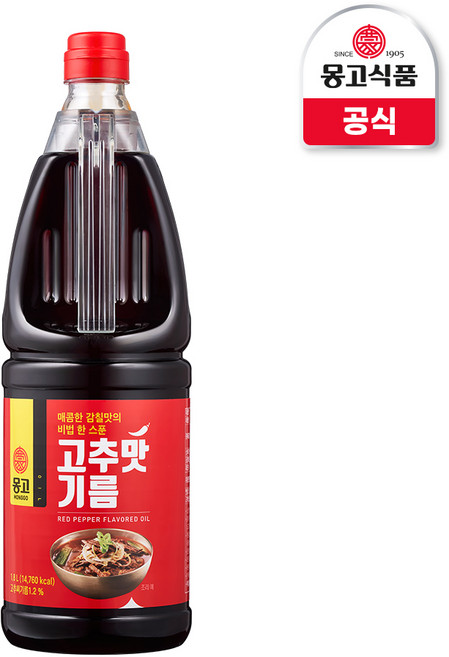 몽고 고추맛기름 1.8L, 2개