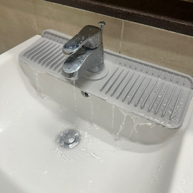 공감나드리 세면대 싱크대 실리콘 물빠짐 매트, 1개