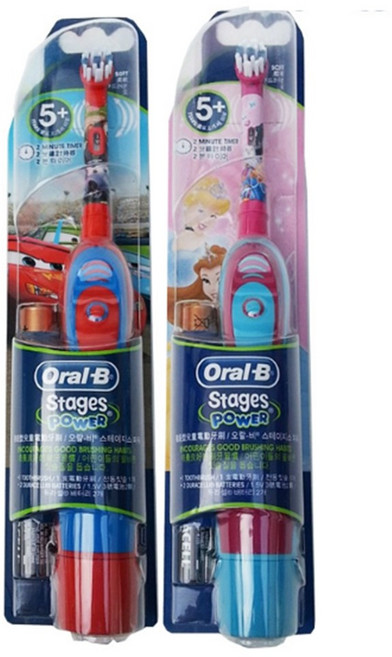 어린이 안아픈 전동칫솔 유치원생 진동칫솔 초등저학년, 1개