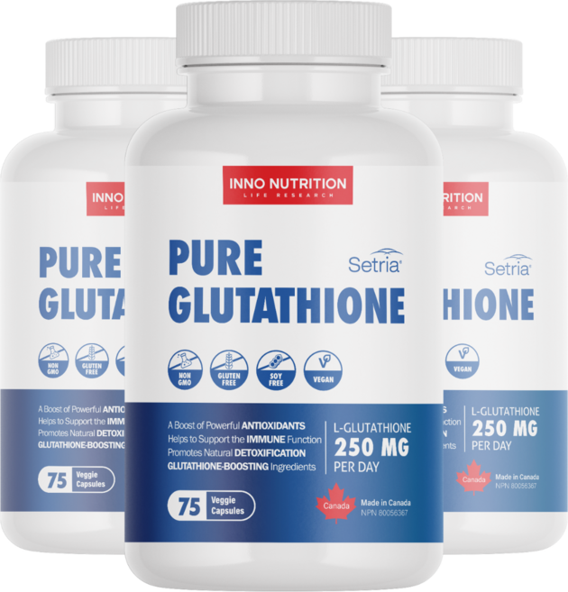이노뉴트리션 퓨어 글루타치온 리포좀 효과 효능 세트리아 피부 영양제, 3개, 75정
