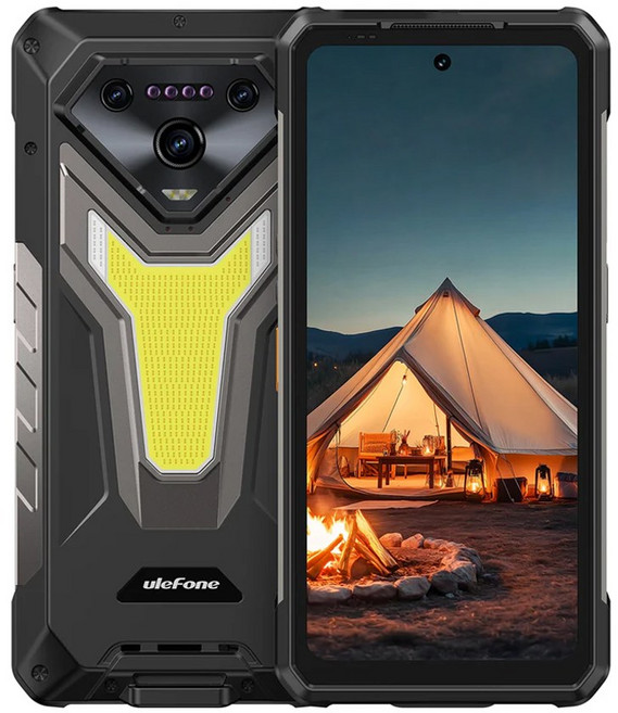 Ulefone Armor 34 Pro+ 三防手機 5G 內建投影機, 黑色, 512GB