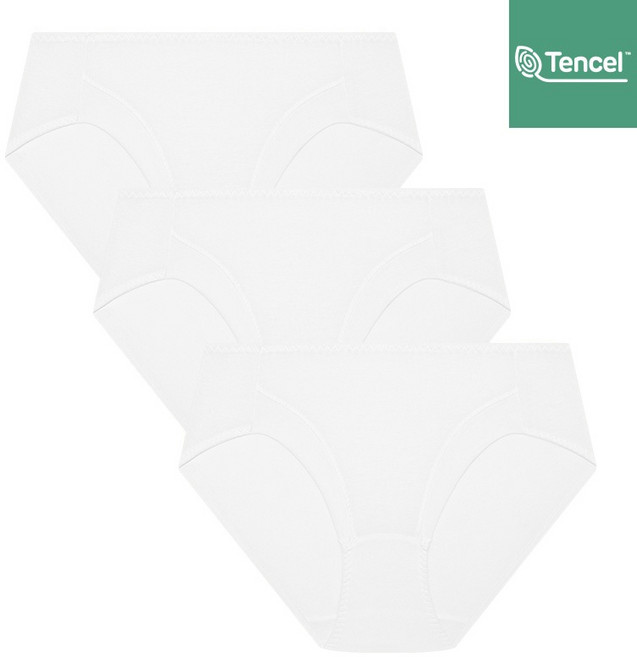 수아팜 주니어 팬티 모달 3장 세트 아이보리 (10대 청소년 속옷 아동 여중생 3P 삼각)