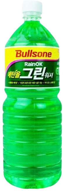 제이큐불스원 레인오케이 에탄올 워셔 그린 1.8L209566 X ( 2매입 ), 1.8L