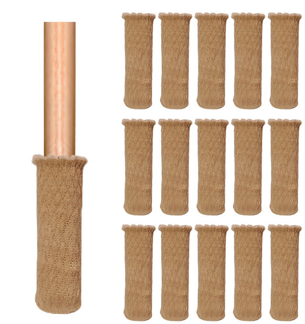 아리코 주방의자 소음방지커버, 베이지, 16개