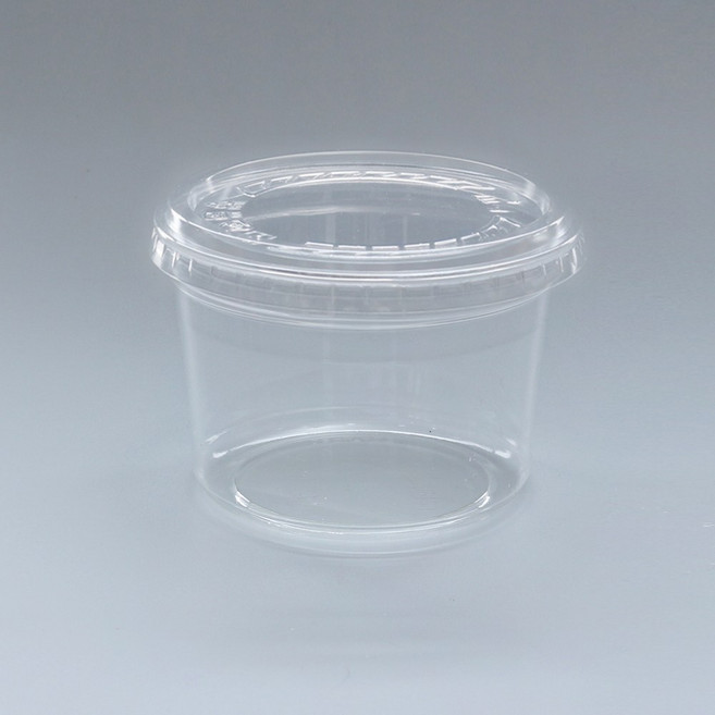 [BR] 16온스 과일 푸딩컵 용기+평 뚜껑 (DC16S/500ml/투명) 500개 세트, 1박스, 500ml, 500개입