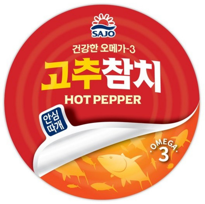 사조 고추참치 안심따개, 85g, 26개