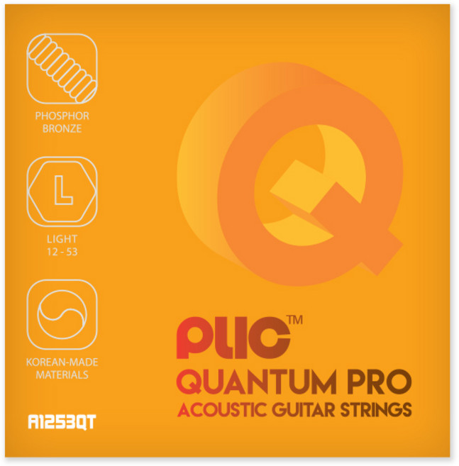 A1253QT 플릭 통기타줄 Phosphor bronze Light12-53 어쿠스틱 스트링, 1개