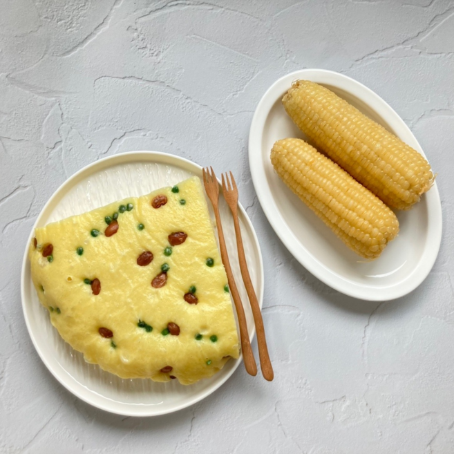 한달음농산 쫀득촉촉 백찰옥수수 특대 + 옥수수술빵 혼합세트, 1세트, 백찰특10개+술빵2개 (4KG)