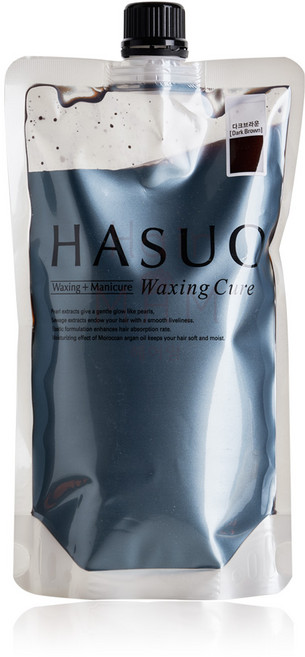 하수오 헤어 왁싱 큐어 매니큐어 염색 500g, 다크브라운, 1개