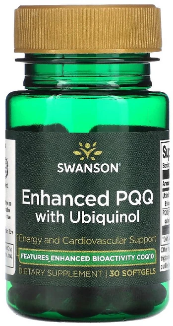 Swanson 유비퀴놀로 강화된 피로로퀴놀린퀴논 PQQ, 1개, 30정 - 쿠팡
