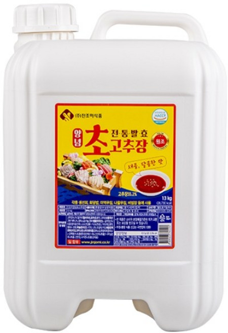 진조미식품 양념 초고추장, 1개, 13L