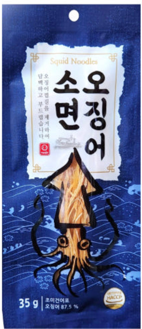 소면 오징어, 35g, 5개