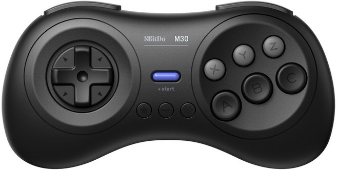 8BitDo M30 無線藍牙格鬥手把 適用於 Switch PC iOS, 1個, 黑色