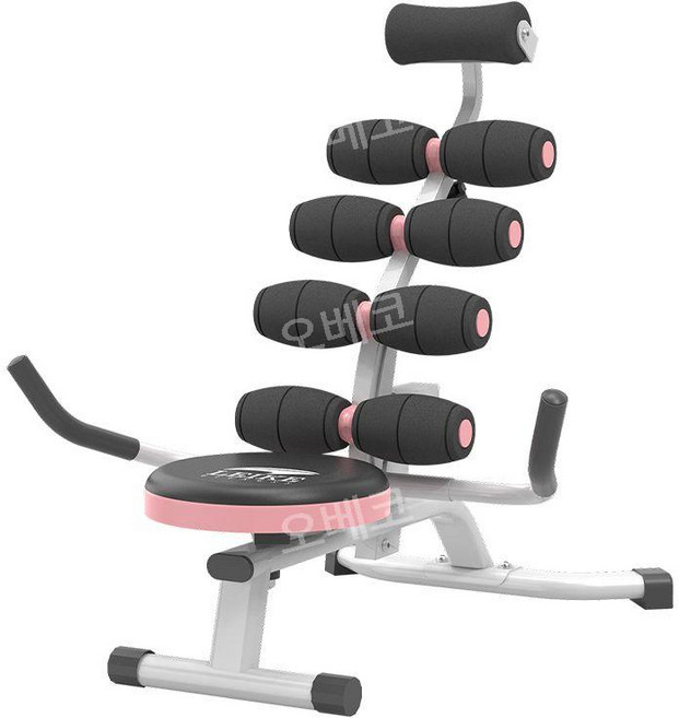 윗몸일으키기운동기구 보조기 다이어트 복근 홈트 뱃살, 핑크 업그레이드