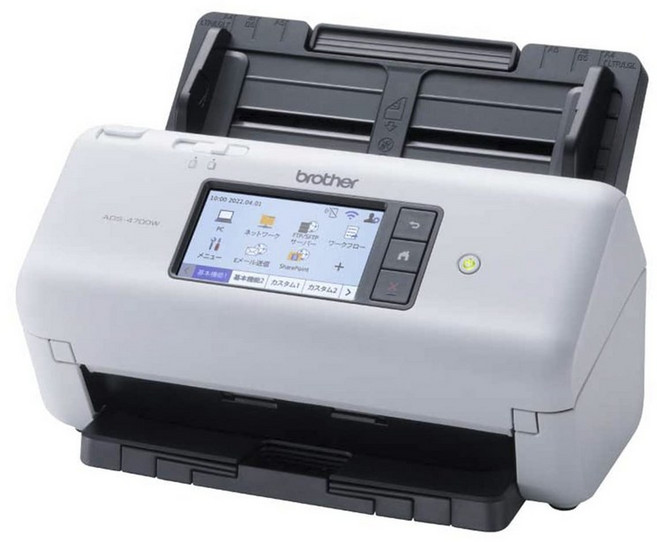 형제 문서 스캐너 ADS-4700W (유선·무선 LAN 대응40ppm터치 패널ADF80장), ADS4700W