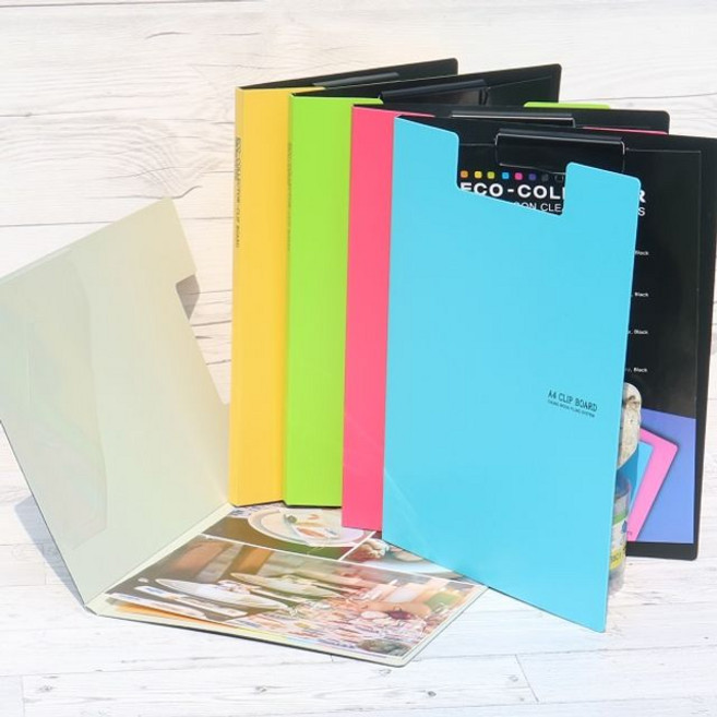 청운 포켓장착 A4 PP 레버화일/클립보드 1개, 본상품선택