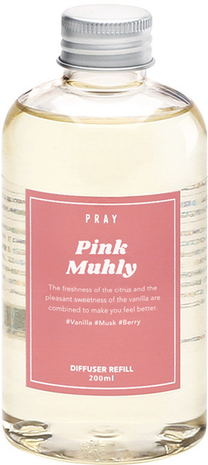 프레이 디퓨저 리필액 실내 화장실 방향제 200ml 1+1, 03 핑크뮬리, 1개