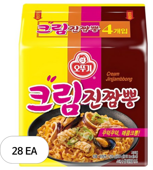 오뚜기 크림진짬뽕 130g, 28개