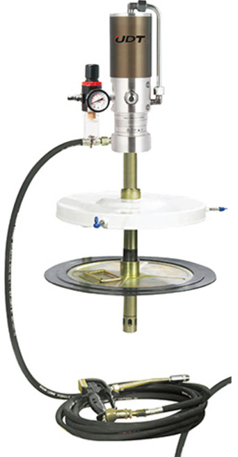 UDT 에어구리스펌프 자동구리스주입기 구리스건 그리스펌프 중장비용 UD-305H, 1개