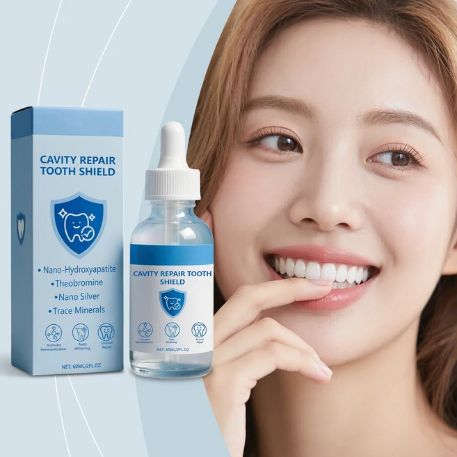 치아케어세럼 잇몸영양제로 잇몸내려앉음케어 치아얼룩제거 자연광택 지속청량 구강케어, 2개, 60ml - 쿠팡