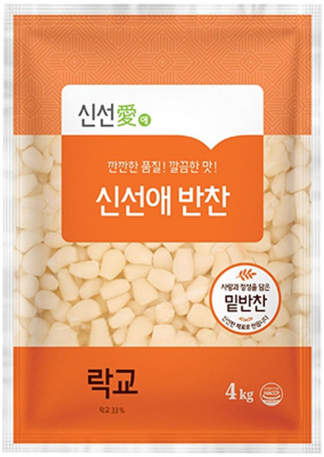 신선애 락교 4kg, 1개