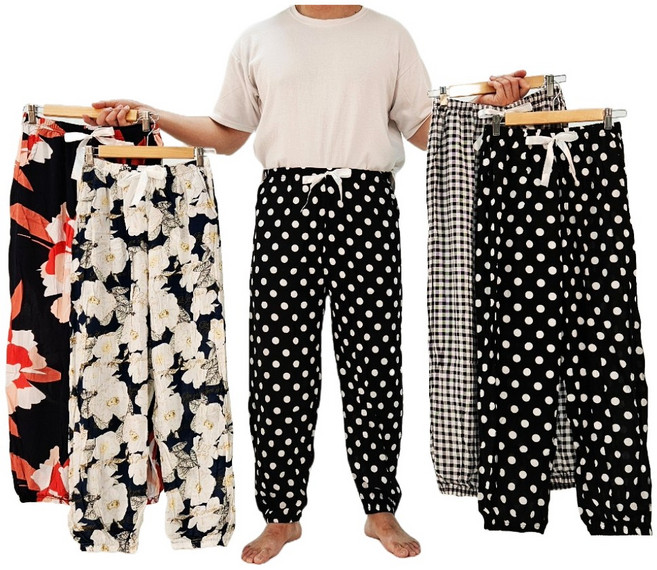 루쏘 편한 몸빼바지 꽃무늬 촌캉스