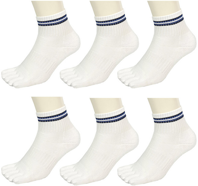 남자 모델2308 스포츠 발가락양말 6켤레