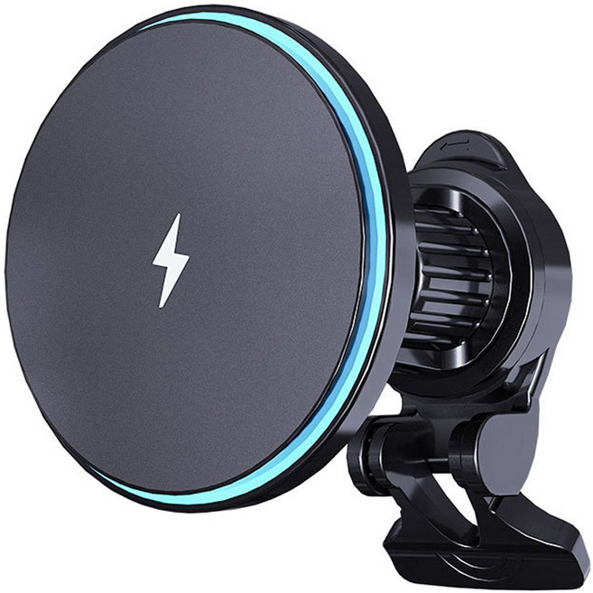 투데이리빙 차량용 자석 고속 충전기 차량 무선 충전 휴대폰 거치대 송풍구 폰거치대, 1개, R98827B(블랙, R98827B