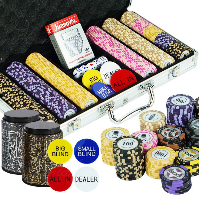 국제규격 포커칩세트 300p 500p 세트 고급숫자칩 카지노 카드 보드게임칩 코인, 05.고급숫자칩500p세트2, 1개