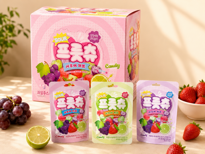 프룻츄 사우어 러브, 30개, 13g
