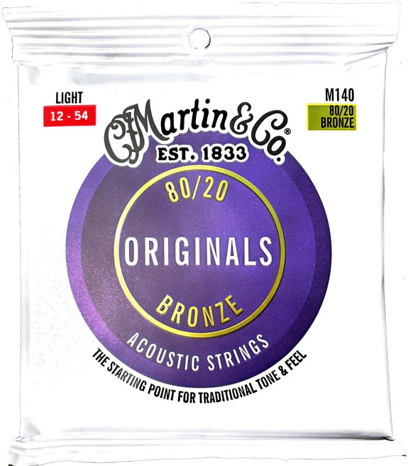 국민스트링 마틴 기타줄 M140 (표준두께) 통기타줄, 1개