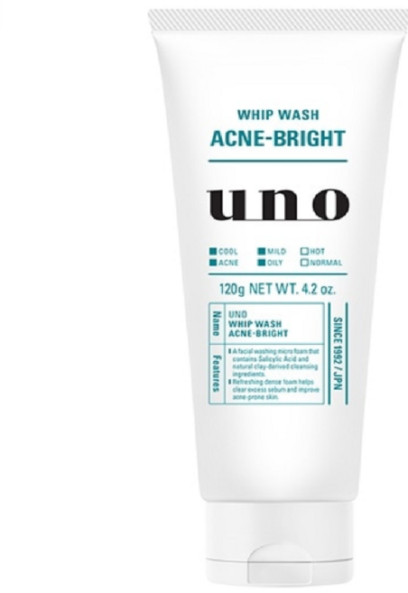 uno 台灣公司貨 新潤洗顏乳, 130g, 2條