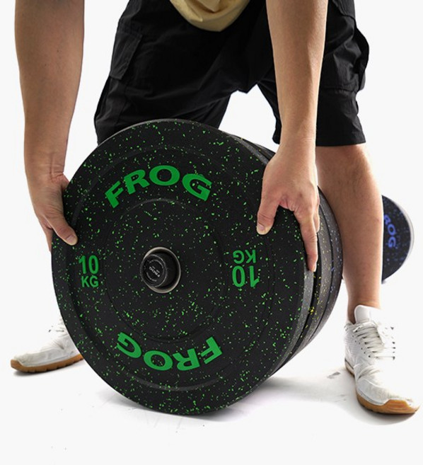 바운드 범퍼 중량원판 10kg I 하이템프 범퍼원판 바벨, 1개