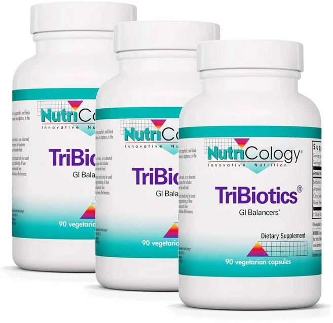 Nutricology TriBiotics 베지캡슐 90정, 3개 - 쿠팡